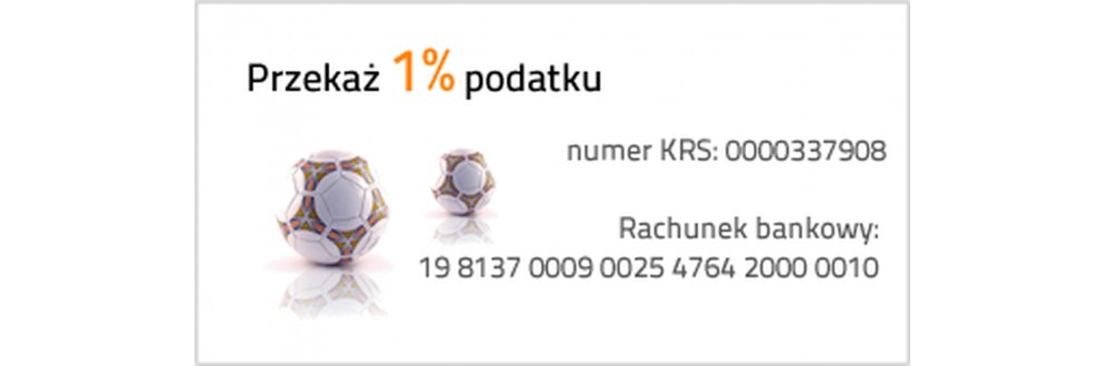 PRZEKAŻ NAM 1 % PODATKU